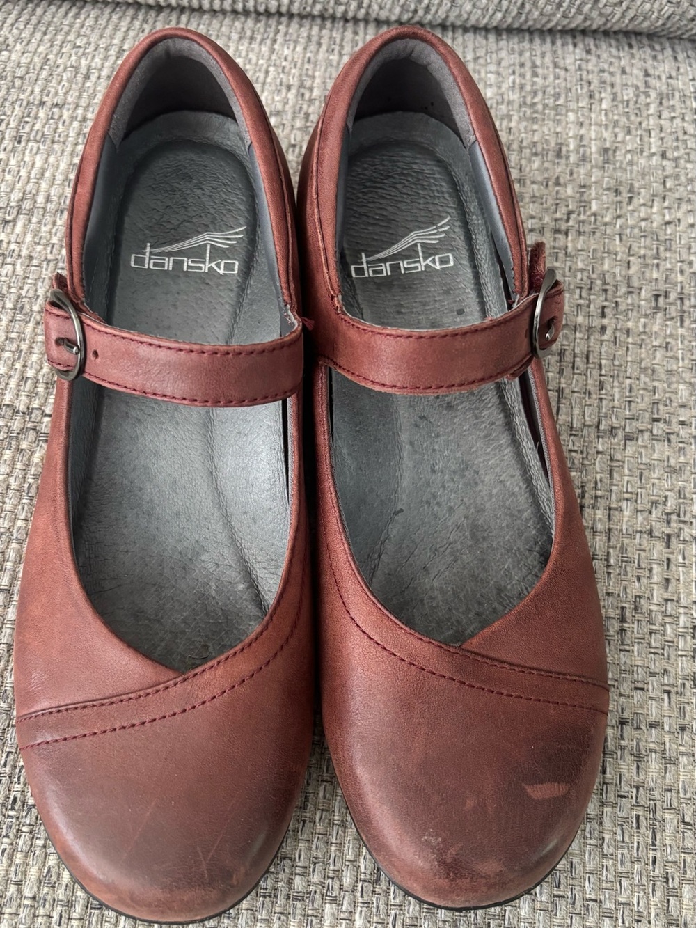 Dansko Women's Mary Jane Leather Comfort Shoes in Brown
